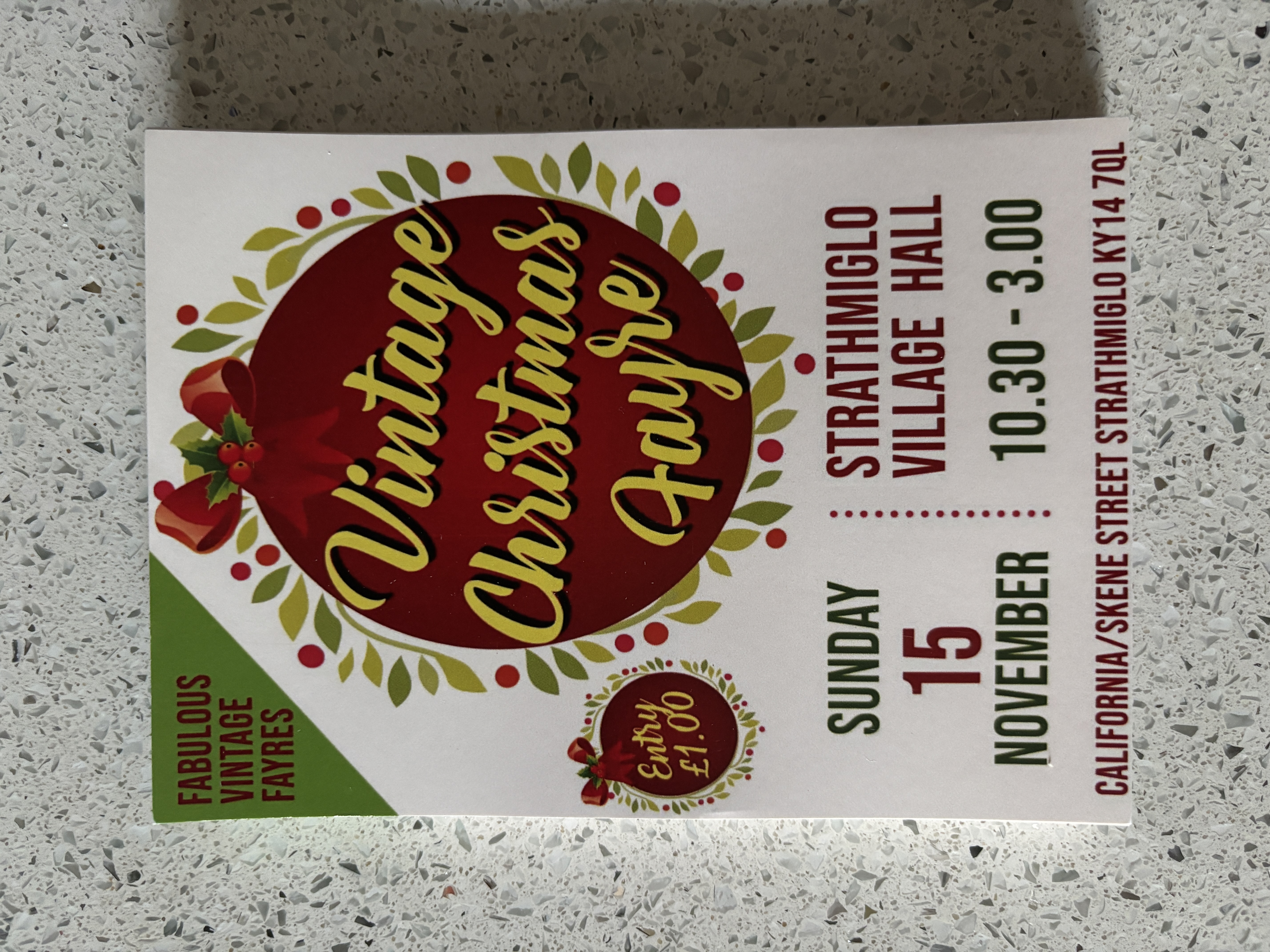 Fabulous Vintage Fayre - Festive event